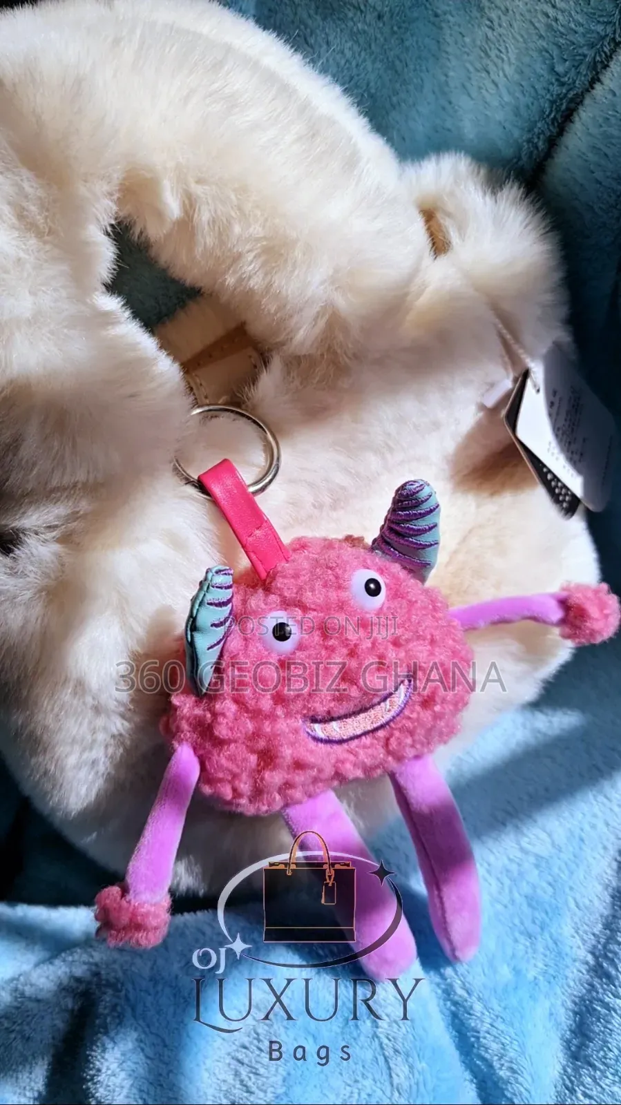 Exclusive Custom-Made Furry Statement Bag – Trendy "Monster" Edition
