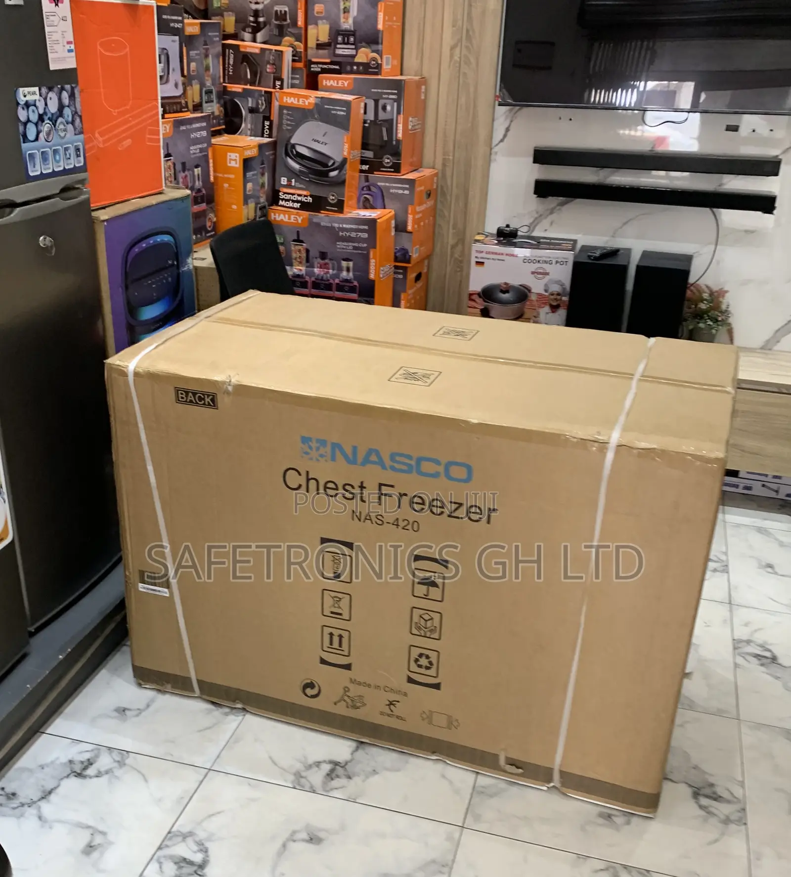 Secure Fast Nasco 318ltrs Chest Freezer Sku: Nas-425fl