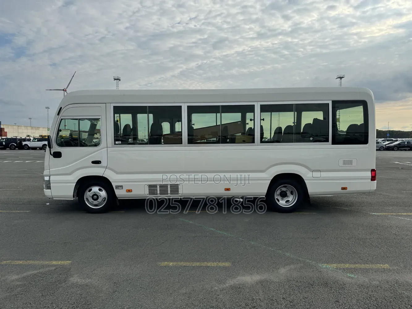 New Toyota Coaster 2025 White
