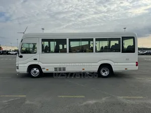 New Toyota Coaster 2025 White