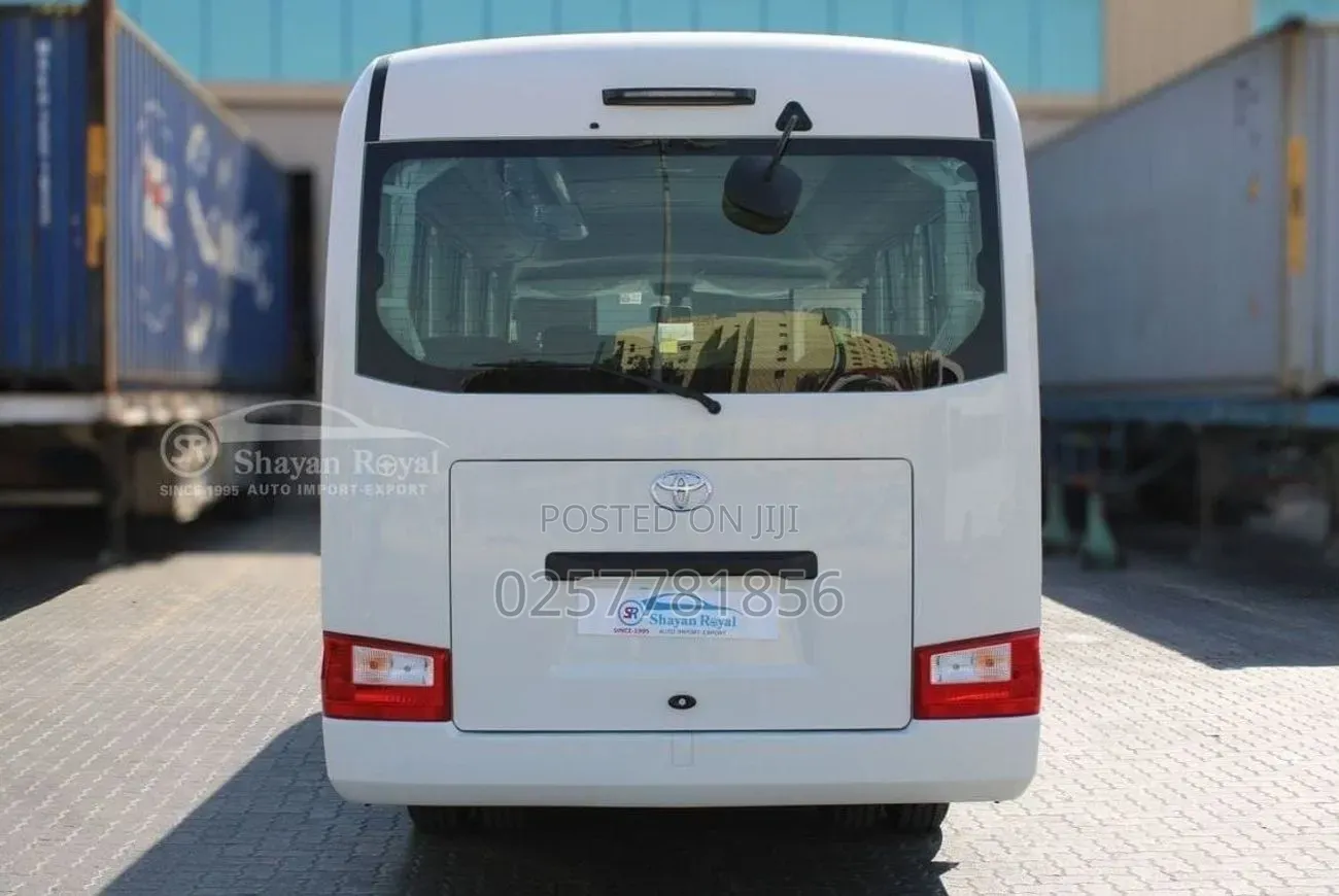 New Toyota Coaster 2025 White