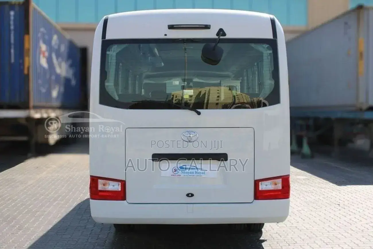 New Toyota Coaster 2025 White
