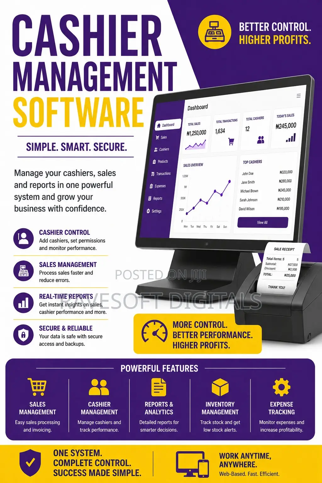 Cashier Management Software