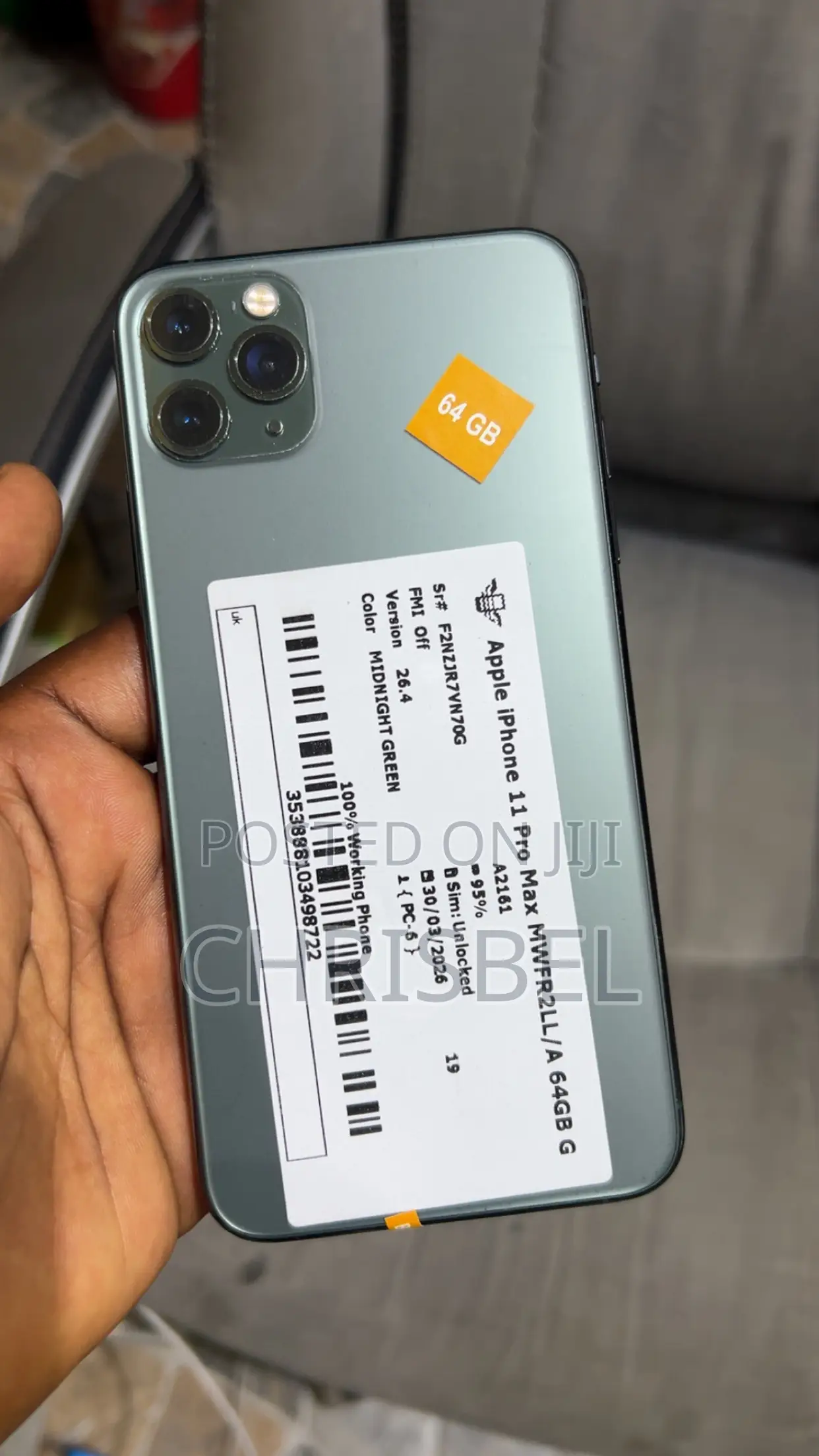 Apple iPhone 11 Pro Max 64 GB Black