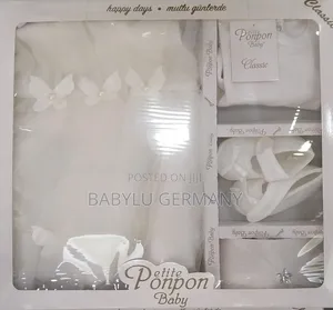 Turkey Imported White Baby Christening Dress Set