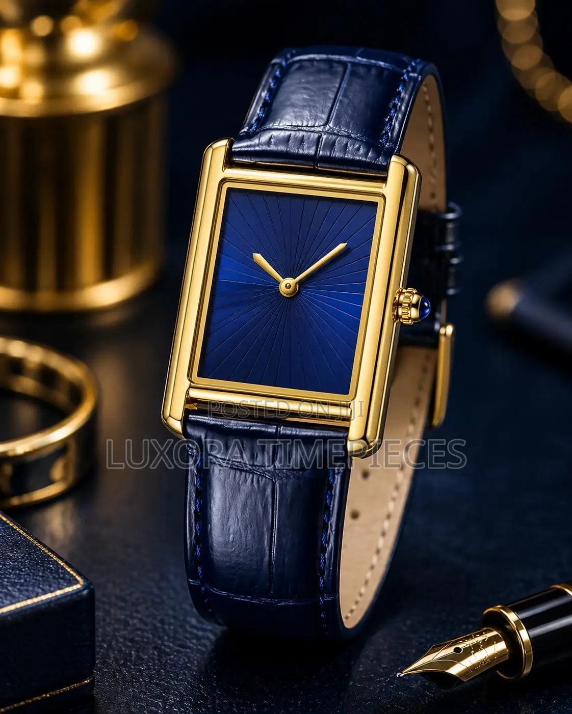 Beautiful Square Watch for the Classic Gentleman