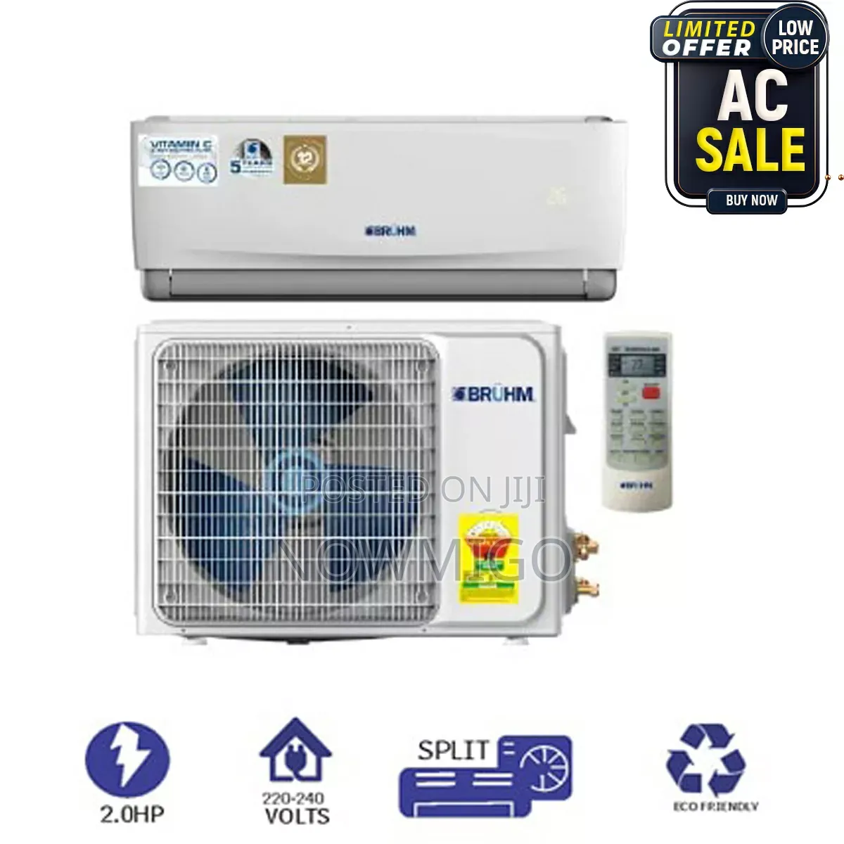 Bruhm 1.5 Hp Air Conditioner