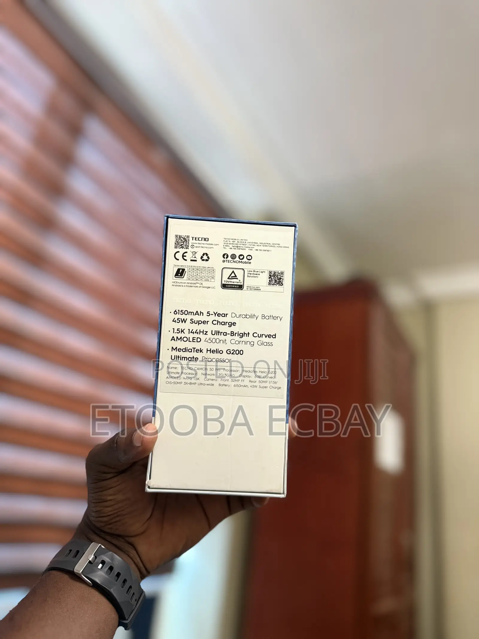 New Tecno Camon 50 Pro 256 GB Black