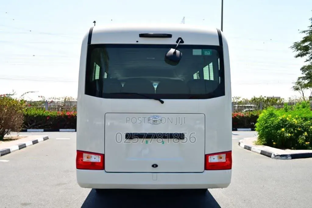 New Toyota Coaster 2025 White