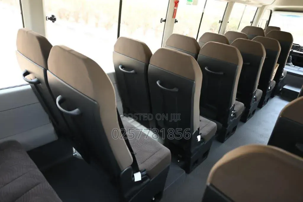 New Toyota Coaster 2025 White