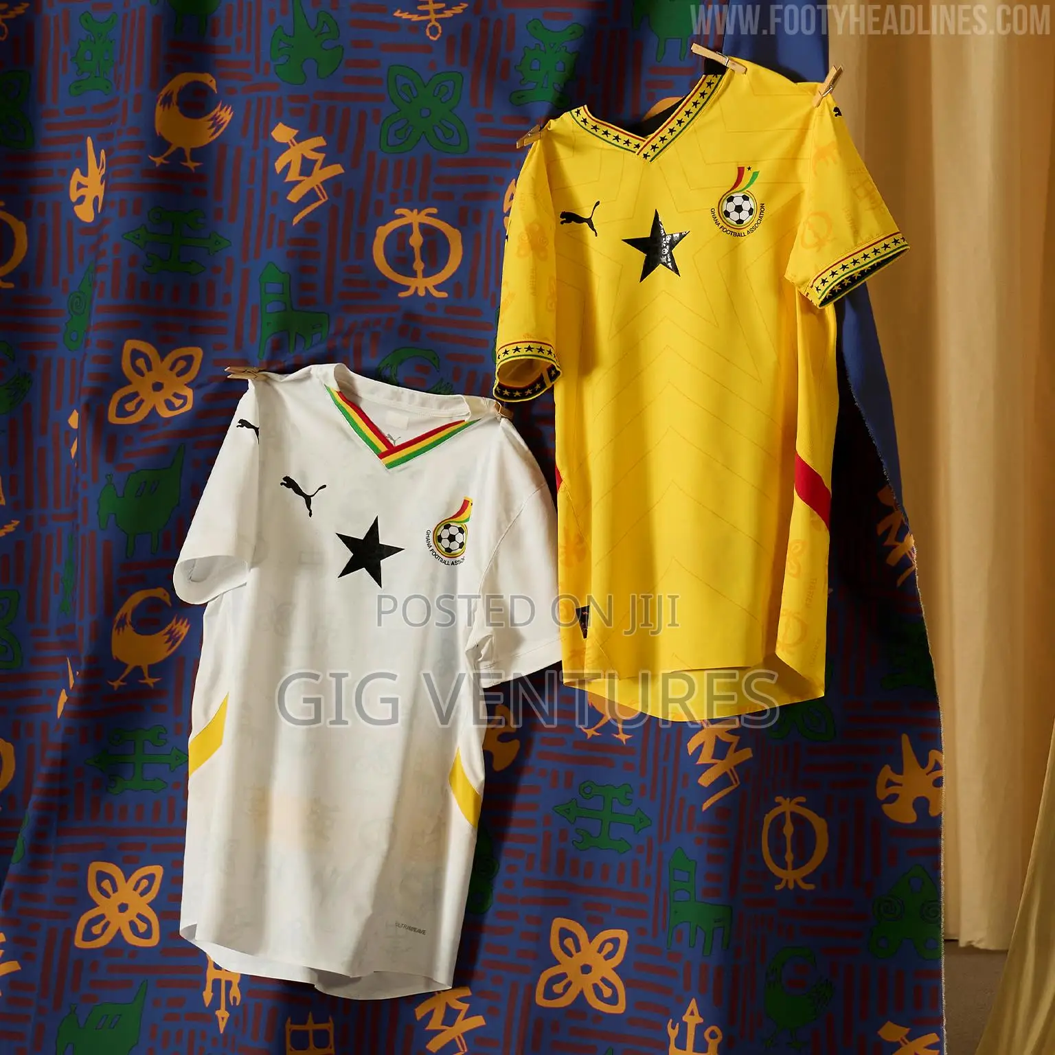 Ghana Home and Away Jersey