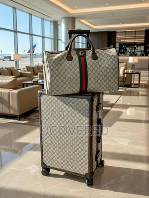 Gucci Travel Set Savoy Duffle Bag + Suitcase 20inch
