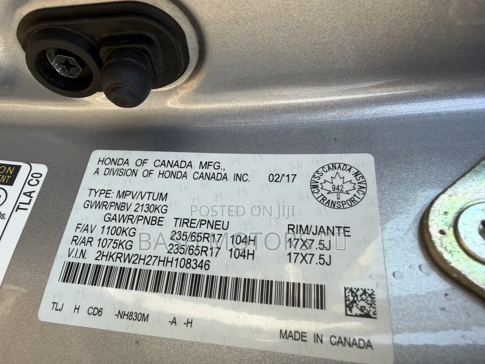 Honda CR-V 2018 Silver