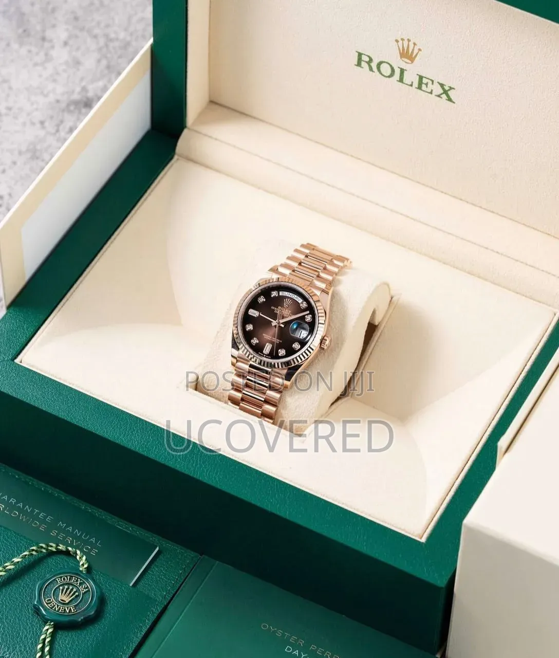 Rolex Day-date 36 In Everose Gold