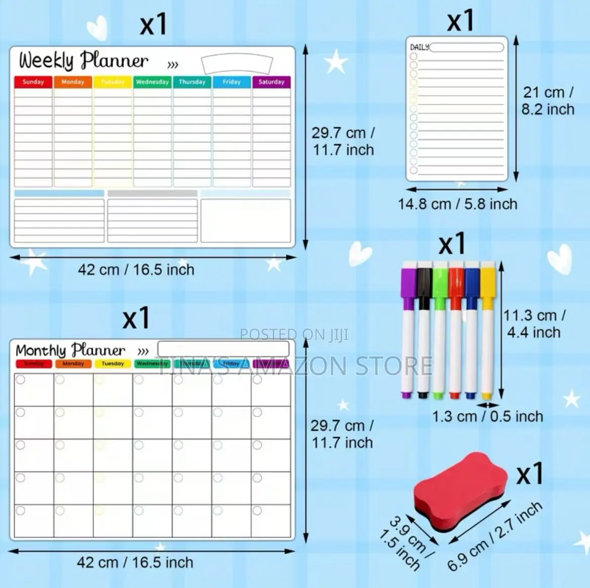 Magnetic Planner Calendar Board