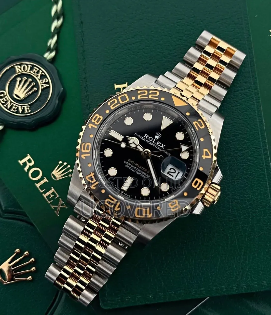 Rolex GMT-Master Ii 126713grnr in Two-Tone Yellow Gold