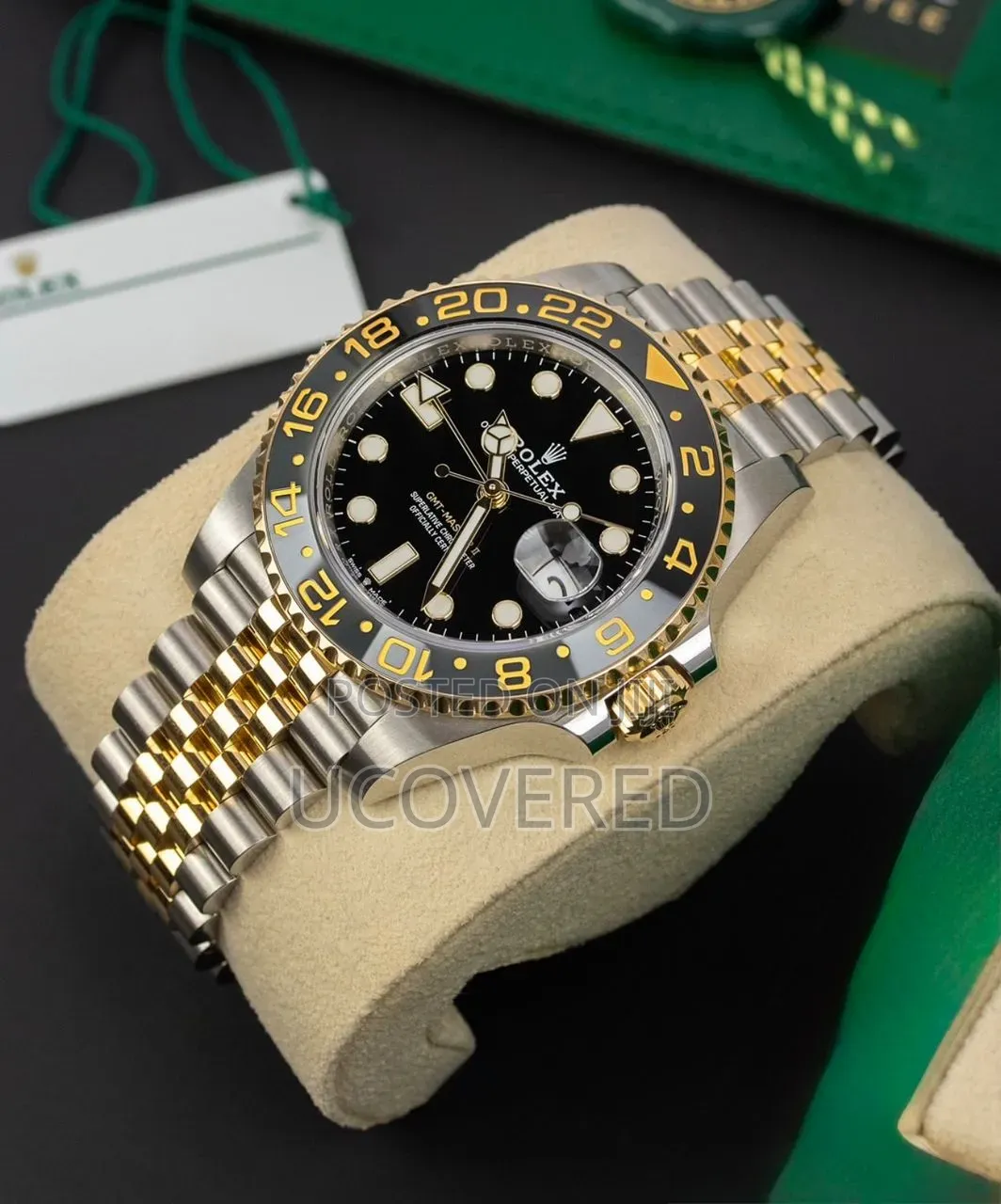 Rolex GMT-Master Ii 126713grnr in Two-Tone Yellow Gold