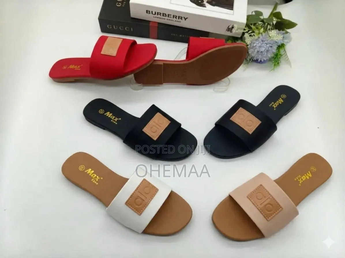 Luxury Flat Slide Sandals – Mx Collection