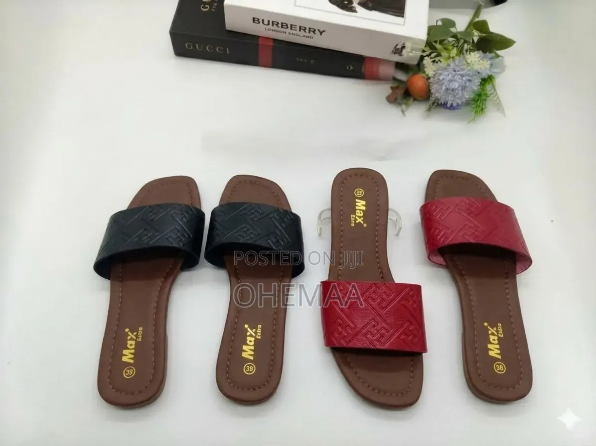 Luxury Flat Slide Sandals – Mx Collection