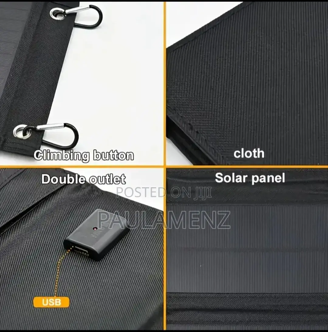 Foldable Solar Power Bank, 30w Usb
