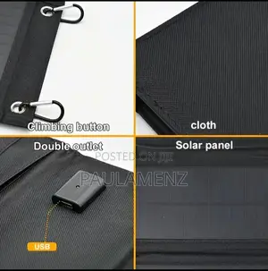 Foldable Solar Power Bank, 30w Usb