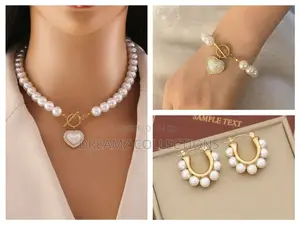 Heart Charm Jewelry Set
