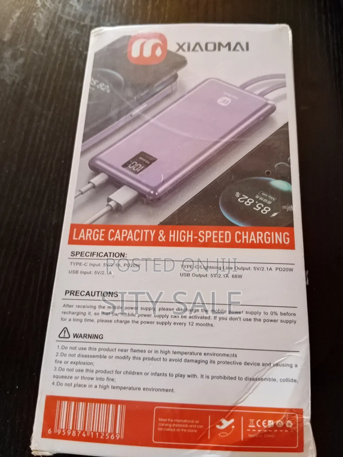 Xiaomai 20000mah Powerbank