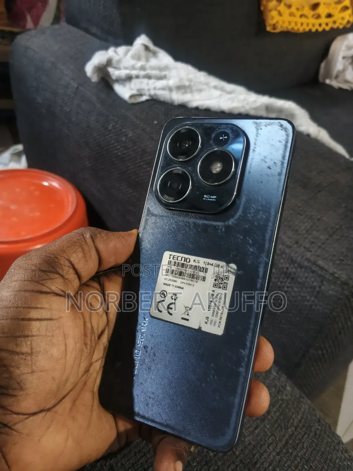 Tecno Spark 20 128 GB Black