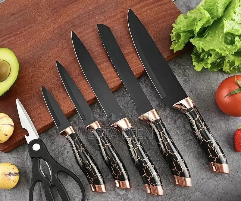 Non-Stick Coated Knife Set