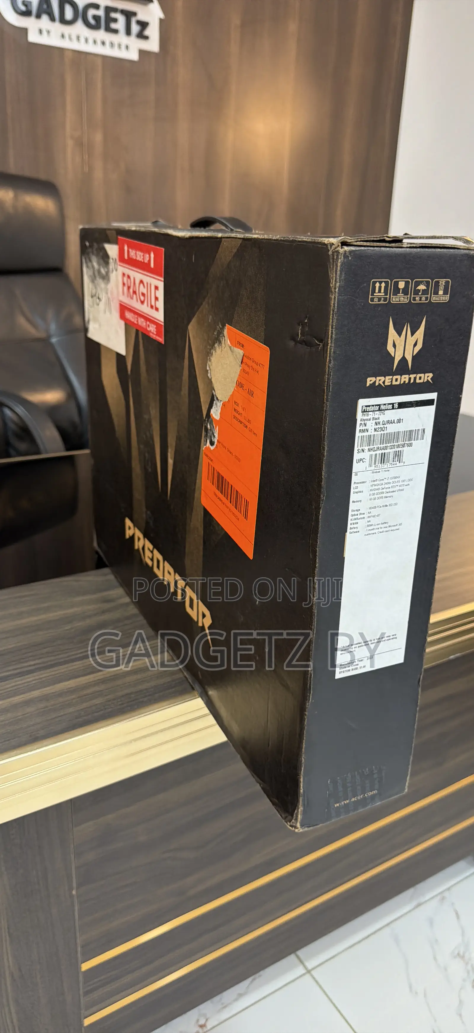 Laptop Acer Predator Helios 16 16GB Intel Core i7 SSD 1T