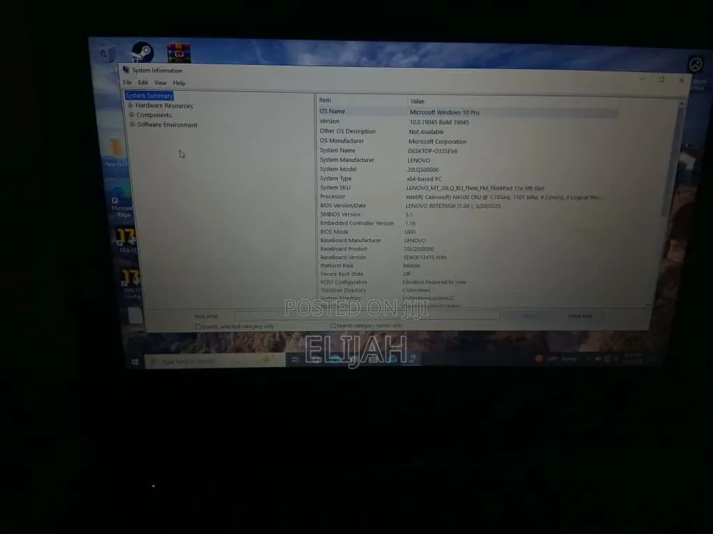 Laptop Lenovo ThinkPad 11e 4GB Intel Celeron SSD 128GB