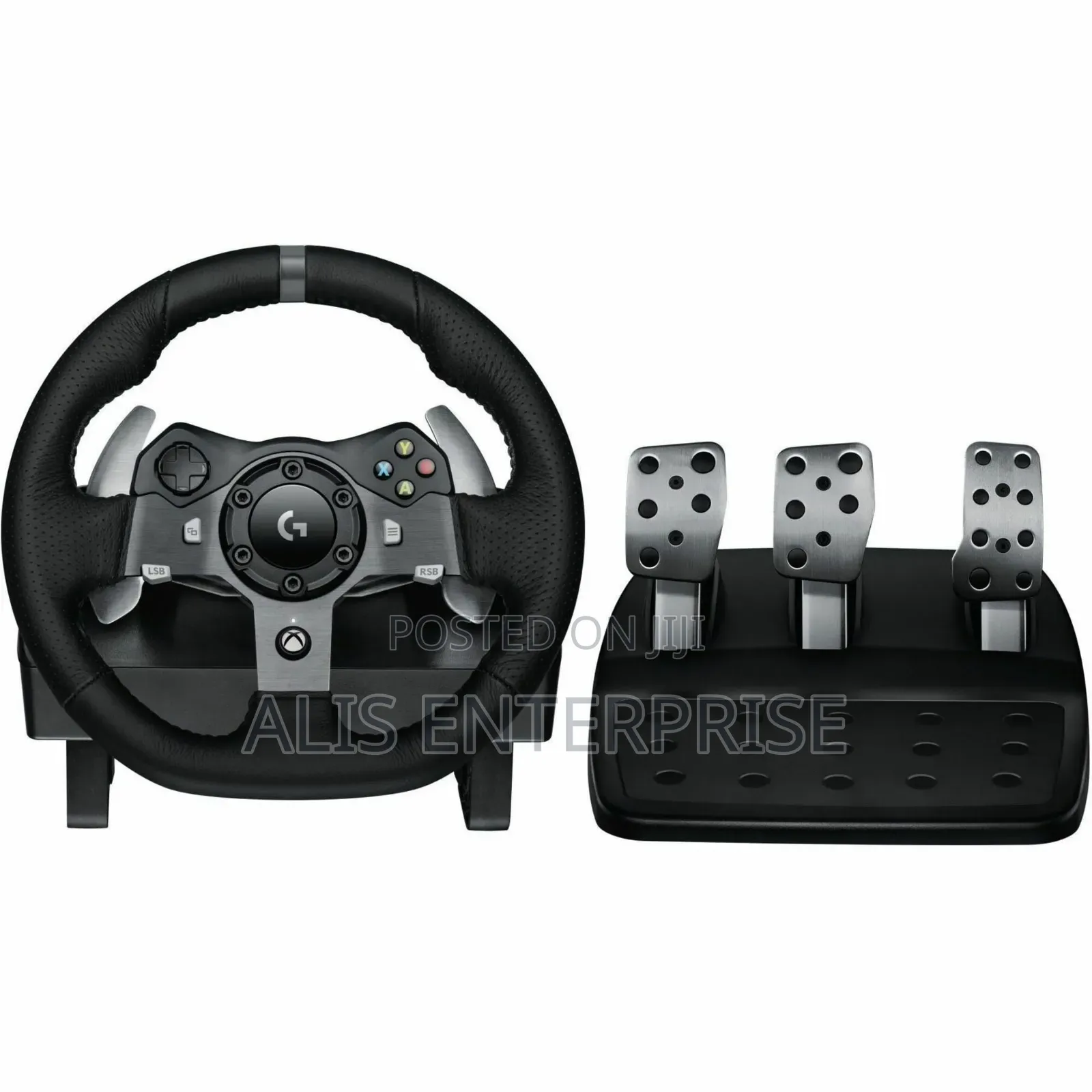 Logitech Driving Force G920 Steering Wheel and Pedals – Black