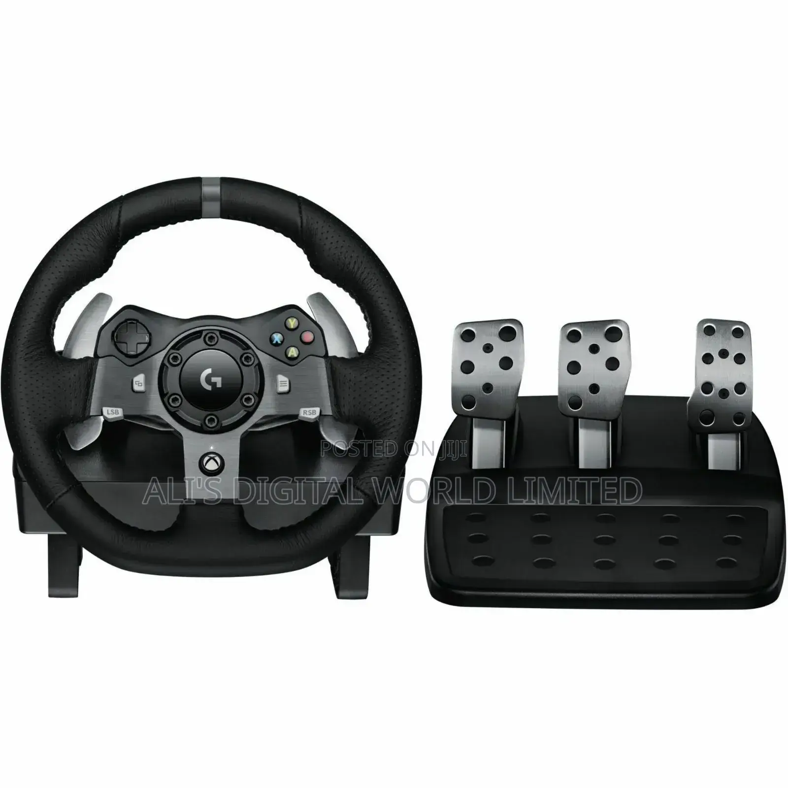Logitech Driving Force G920 Steering Wheel and Pedals – Black