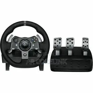 Logitech Driving Force G920 Steering Wheel and Pedals – Black