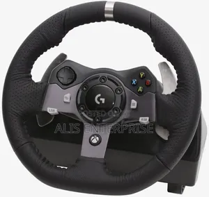 Logitech Driving Force G920 Steering Wheel and Pedals – Black