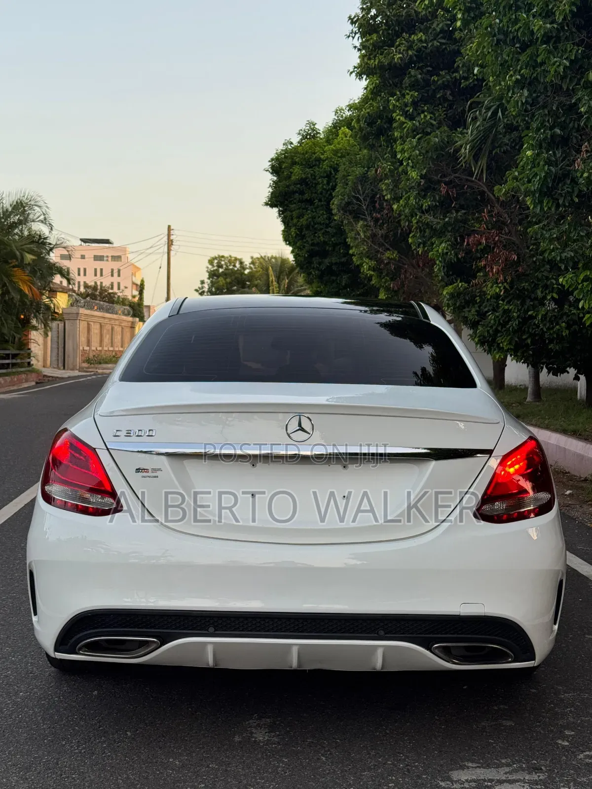 Mercedes-Benz C300 2018 White