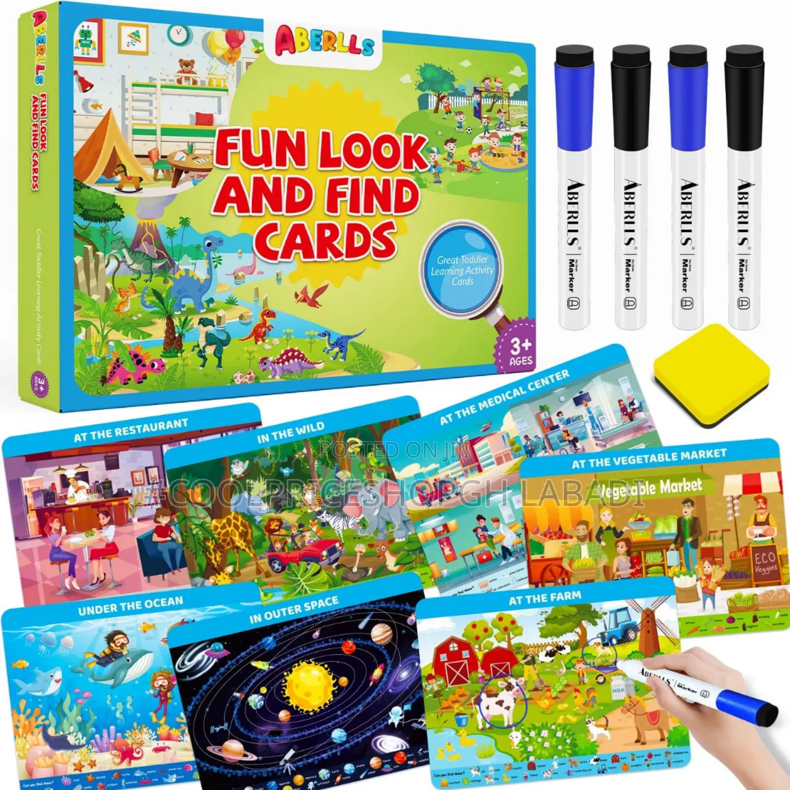Search and Find Cards for Kids