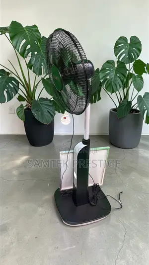 Samtek 16inch Lithium Rechargeable Solar Standing Fan