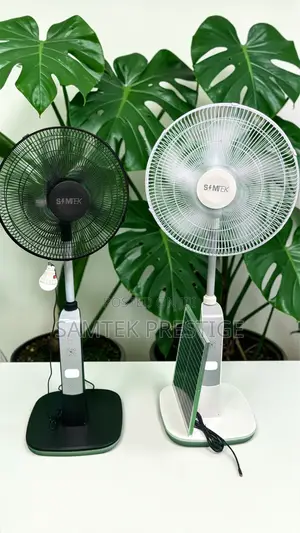 Samtek 16inch Lithium Rechargeable Solar Standing Fan