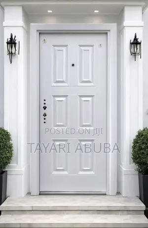 White Rough Door