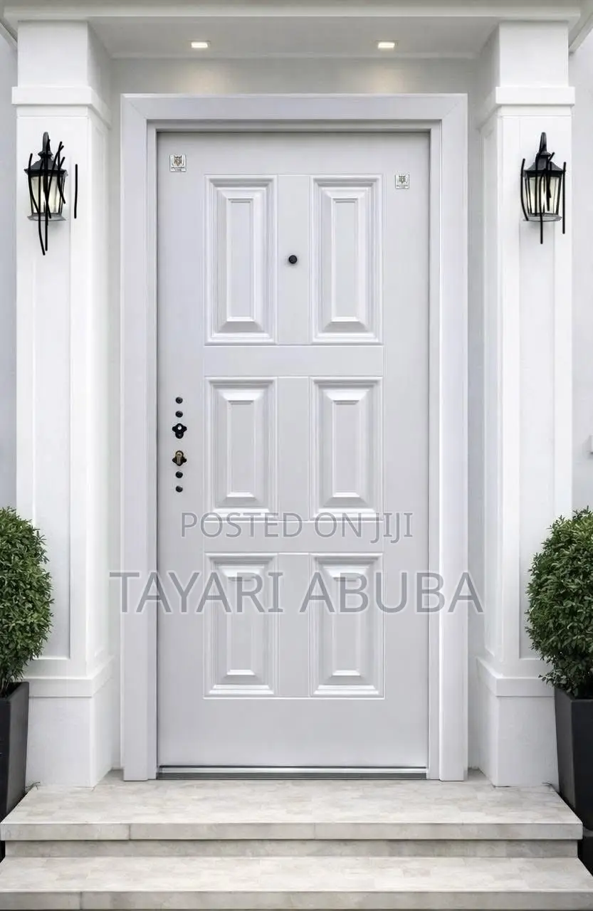 White Rough Door