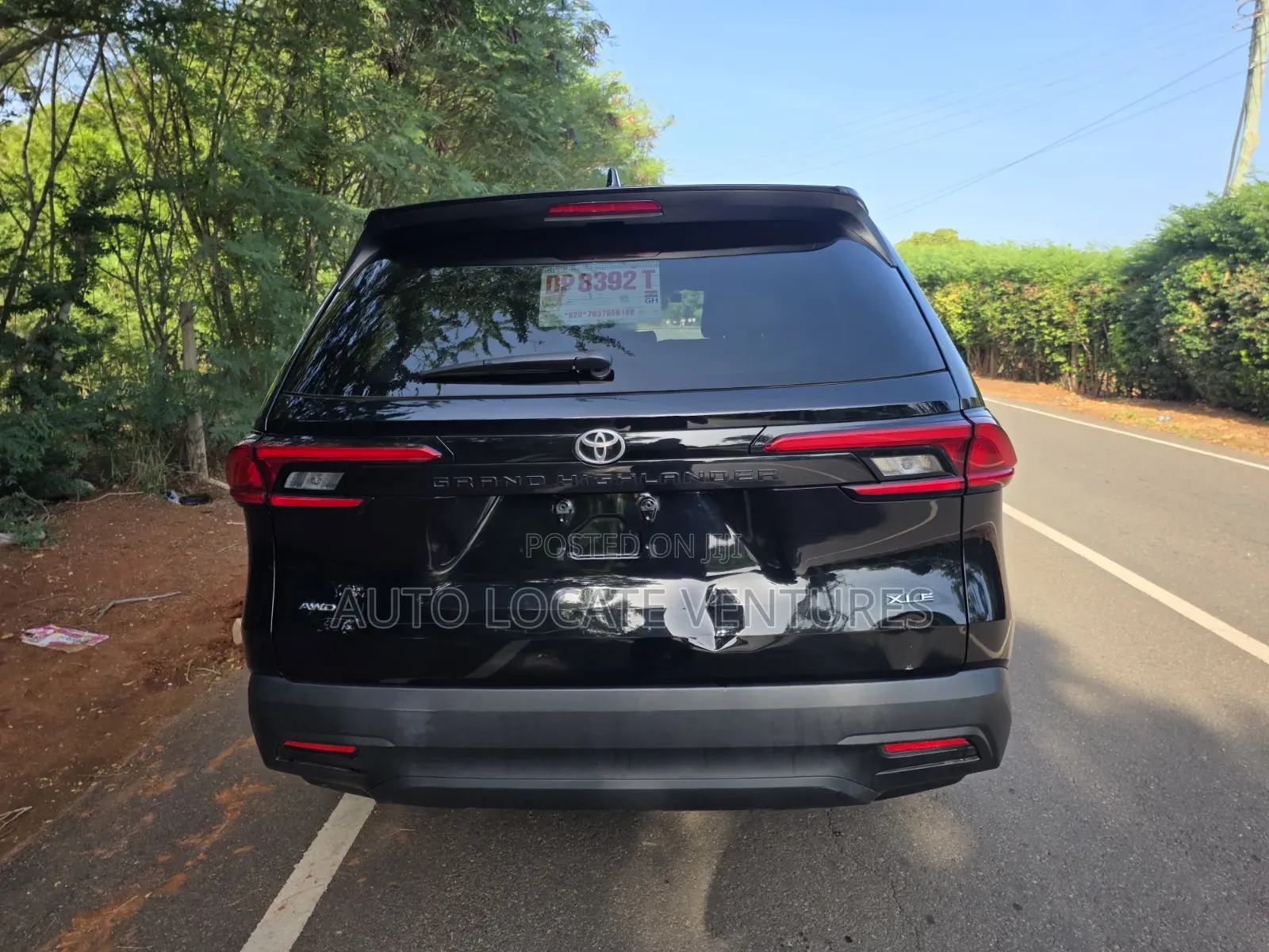 Toyota Grand Highlander XLE AWD 2024 Black