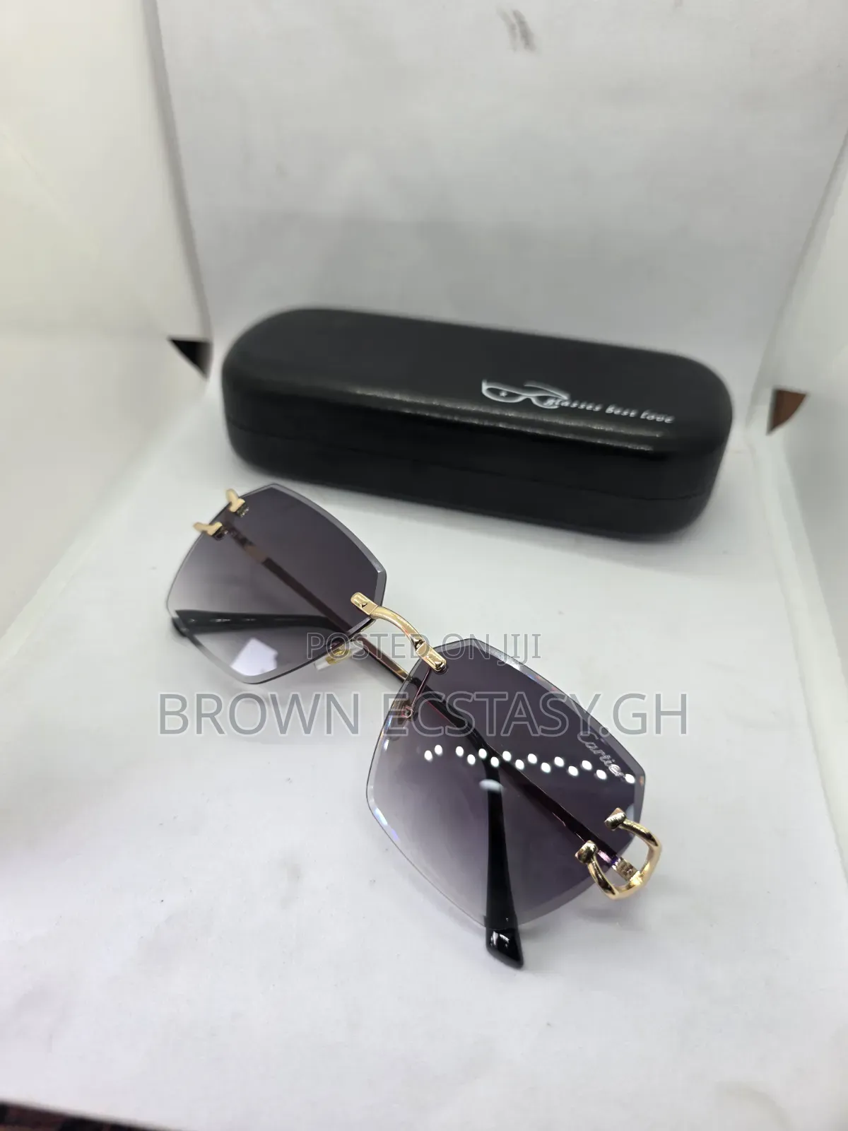 Rimless Cartier Sunglasses