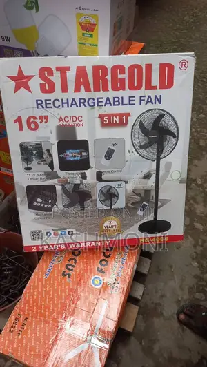 16'" Rechargeable Standing Fan