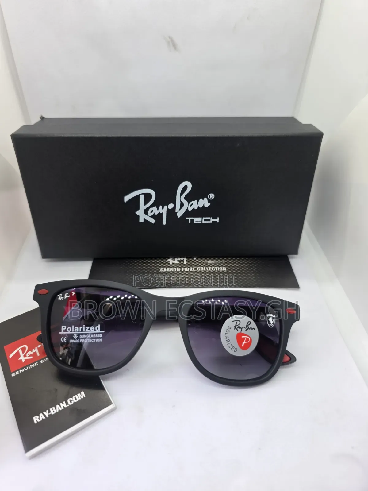 Rayban X Scuderia Ferrari Wayfarer Sunglasses (Polarized)