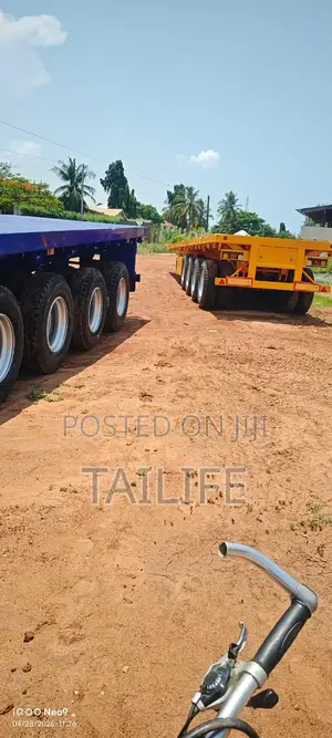 Flatbed Trailer Brand New 4 Axle – Front Lift Axle, Heavy Duty (Tema)
