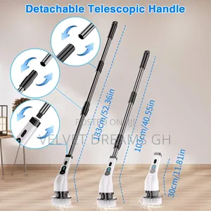 9 in 1 Electric Spin Scrubber Powerful Cleaning Brush