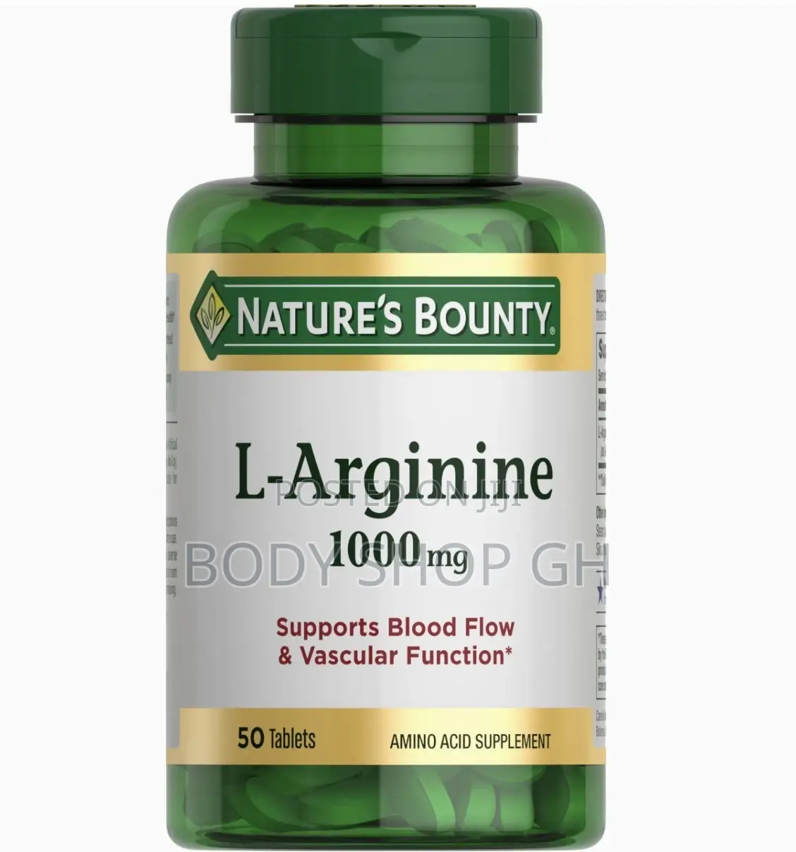 L-Arginine 1000mg - Supports Blood Flow and Cardiovascular Health