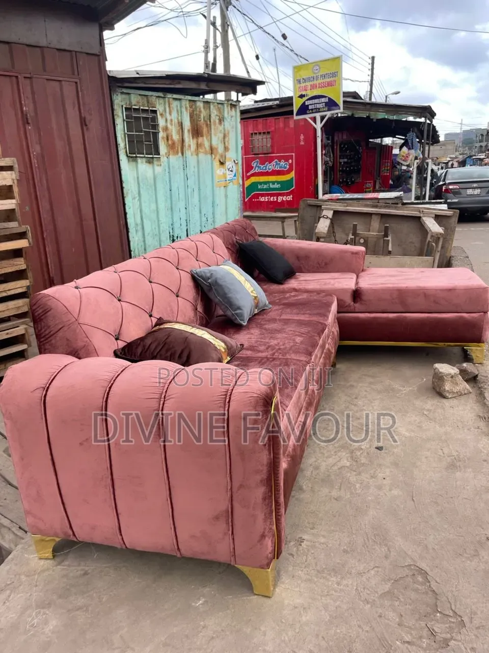 Brand New L Shape Sofa Available for in Store