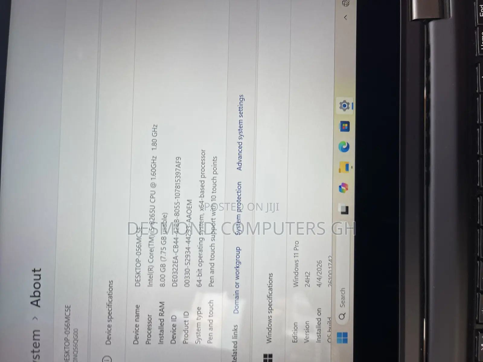 Laptop Lenovo ThinkPad X390 Yoga 8GB Intel Core i5 SSD 256GB